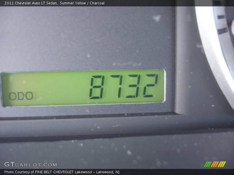Summer Yellow / Charcoal 2011 Chevrolet Aveo LT Sedan
