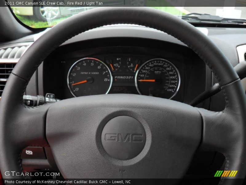 Fire Red / Light Tan 2011 GMC Canyon SLE Crew Cab