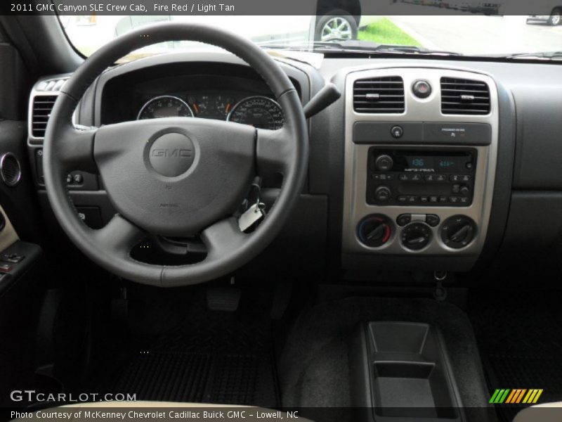 Fire Red / Light Tan 2011 GMC Canyon SLE Crew Cab