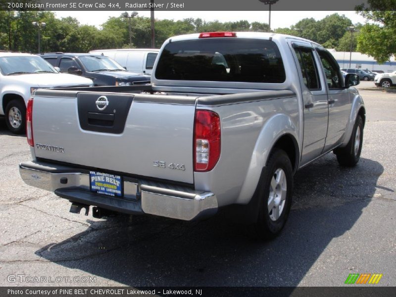 Radiant Silver / Steel 2008 Nissan Frontier SE Crew Cab 4x4