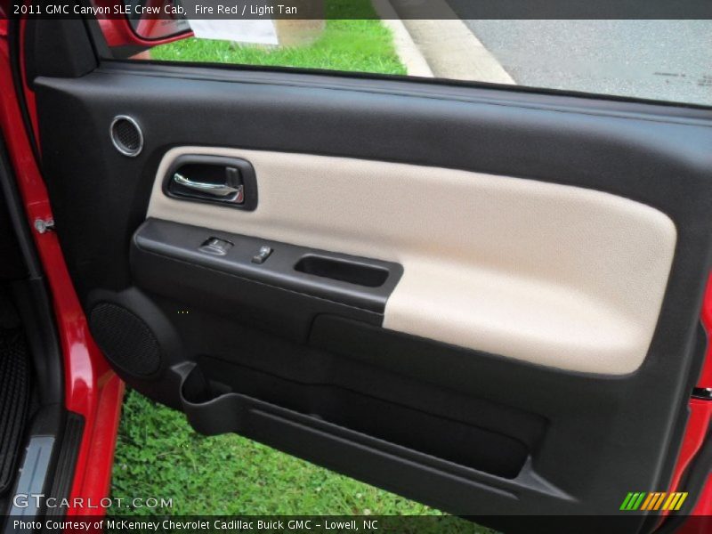 Fire Red / Light Tan 2011 GMC Canyon SLE Crew Cab