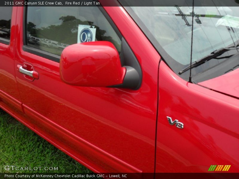 Fire Red / Light Tan 2011 GMC Canyon SLE Crew Cab