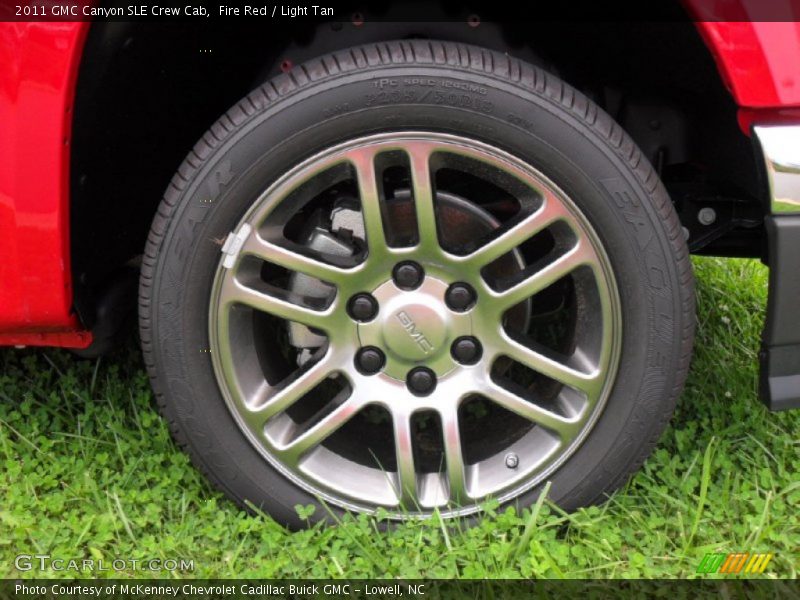 Fire Red / Light Tan 2011 GMC Canyon SLE Crew Cab