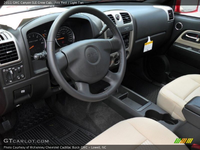 Fire Red / Light Tan 2011 GMC Canyon SLE Crew Cab
