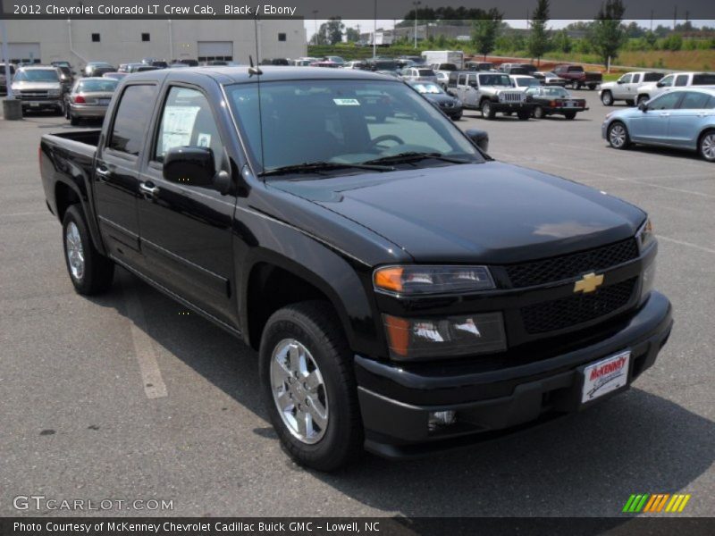Black / Ebony 2012 Chevrolet Colorado LT Crew Cab