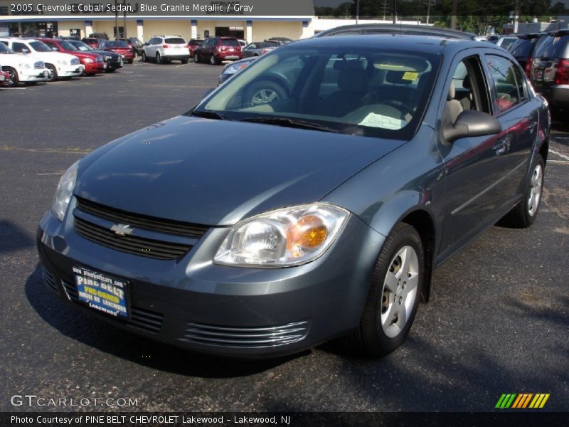 Blue Granite Metallic / Gray 2005 Chevrolet Cobalt Sedan