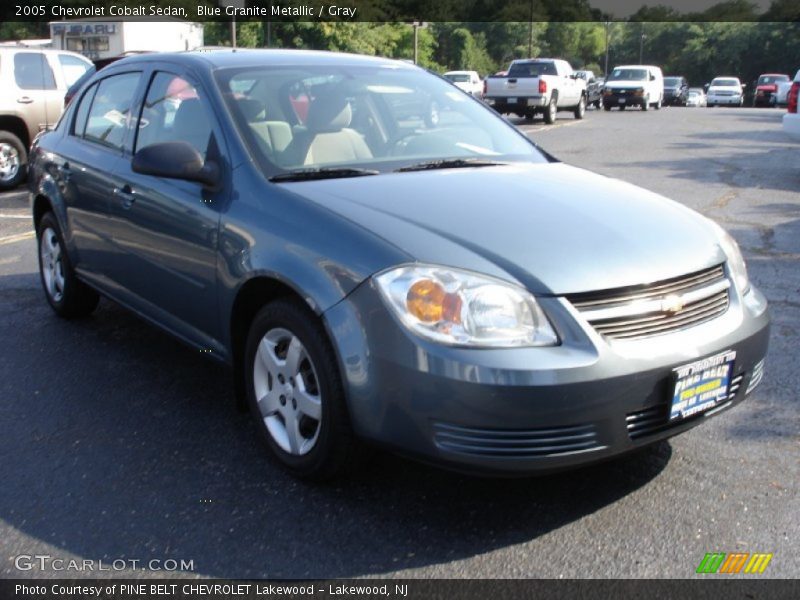 Blue Granite Metallic / Gray 2005 Chevrolet Cobalt Sedan