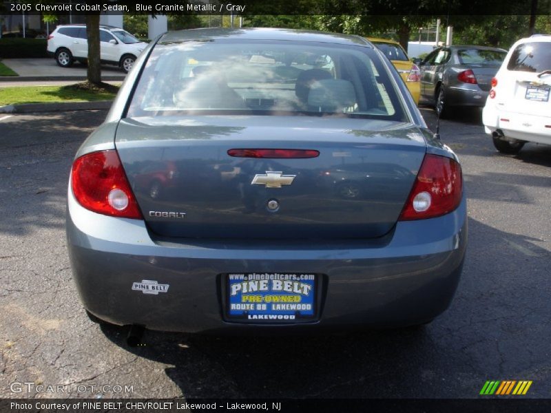 Blue Granite Metallic / Gray 2005 Chevrolet Cobalt Sedan