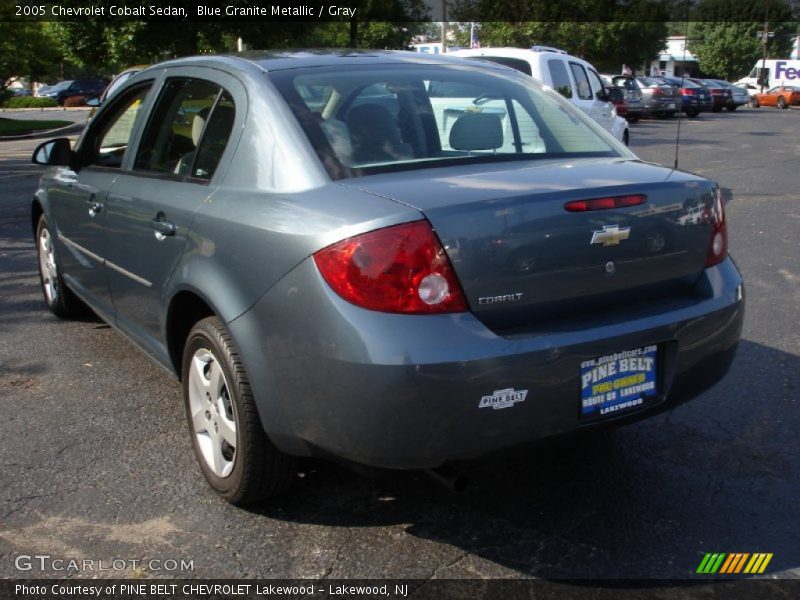 Blue Granite Metallic / Gray 2005 Chevrolet Cobalt Sedan