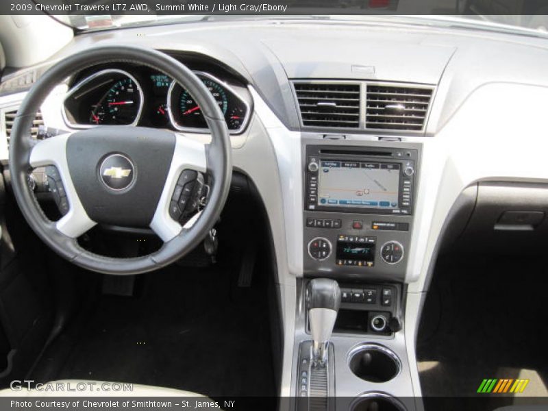 Summit White / Light Gray/Ebony 2009 Chevrolet Traverse LTZ AWD