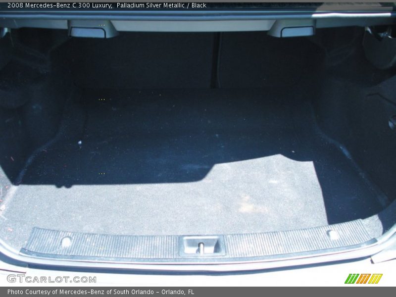 Palladium Silver Metallic / Black 2008 Mercedes-Benz C 300 Luxury