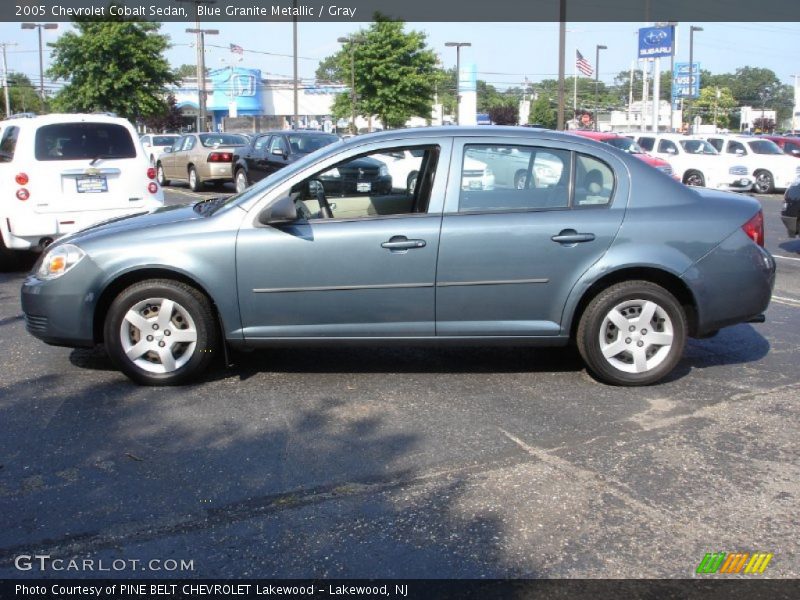Blue Granite Metallic / Gray 2005 Chevrolet Cobalt Sedan