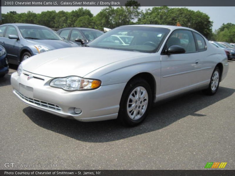 Galaxy Silver Metallic / Ebony Black 2003 Chevrolet Monte Carlo LS