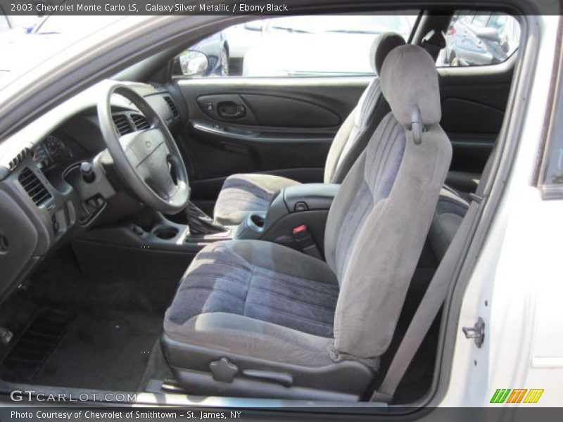 Galaxy Silver Metallic / Ebony Black 2003 Chevrolet Monte Carlo LS