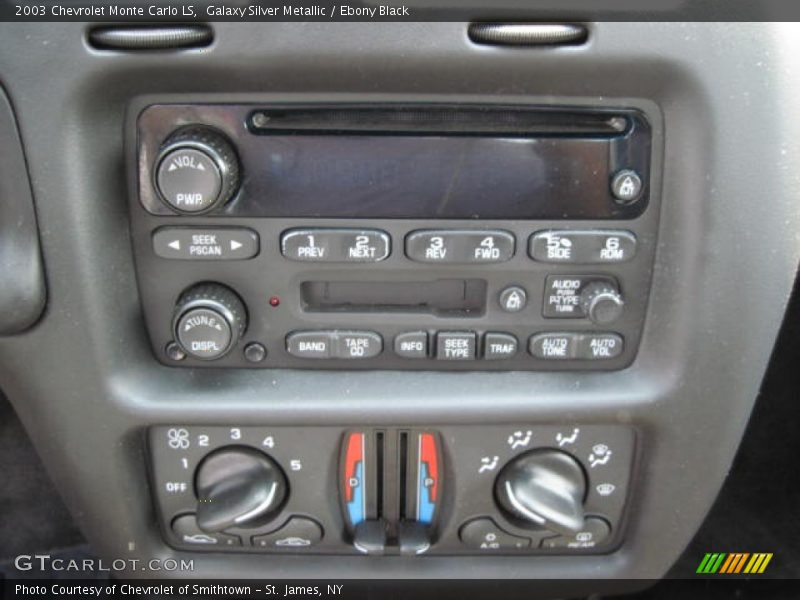 Galaxy Silver Metallic / Ebony Black 2003 Chevrolet Monte Carlo LS