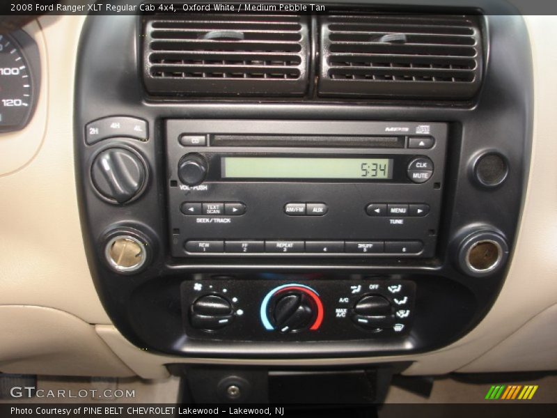 Oxford White / Medium Pebble Tan 2008 Ford Ranger XLT Regular Cab 4x4