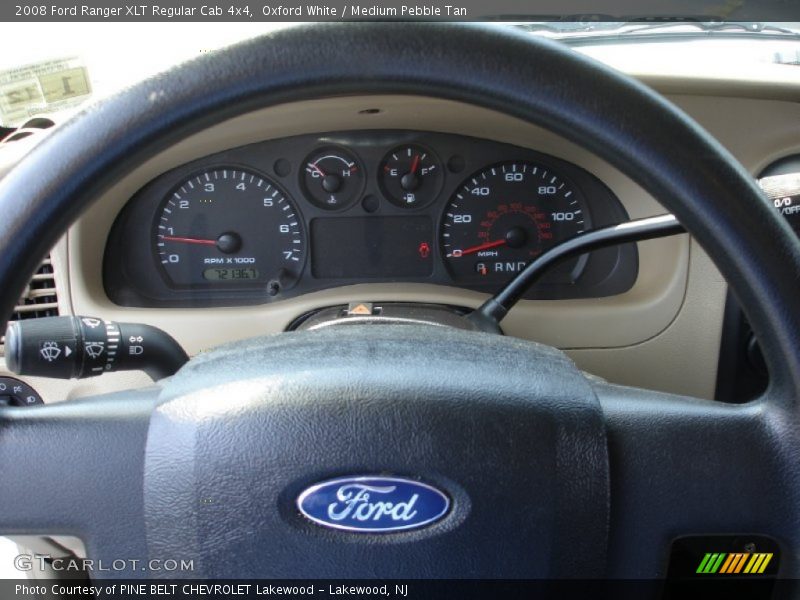 Oxford White / Medium Pebble Tan 2008 Ford Ranger XLT Regular Cab 4x4