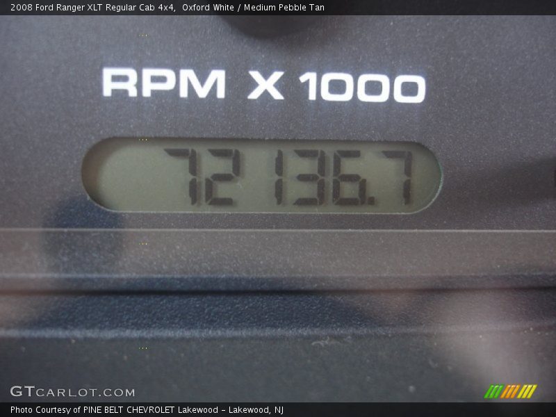 Oxford White / Medium Pebble Tan 2008 Ford Ranger XLT Regular Cab 4x4