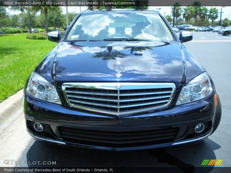 Capri Blue Metallic / Savanna/Cashmere 2008 Mercedes-Benz C 300 Luxury
