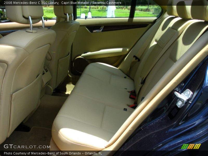 Capri Blue Metallic / Savanna/Cashmere 2008 Mercedes-Benz C 300 Luxury