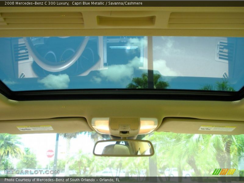Capri Blue Metallic / Savanna/Cashmere 2008 Mercedes-Benz C 300 Luxury