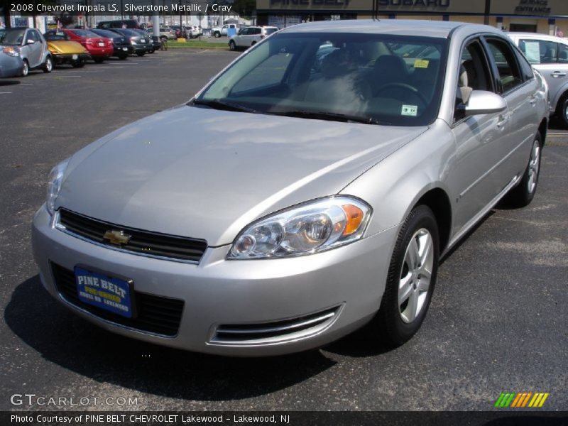 Silverstone Metallic / Gray 2008 Chevrolet Impala LS