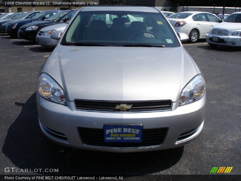 Silverstone Metallic / Gray 2008 Chevrolet Impala LS