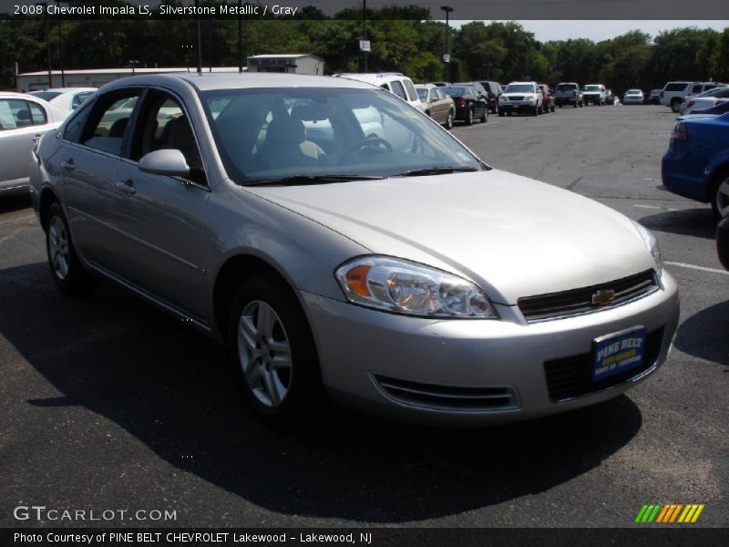 Silverstone Metallic / Gray 2008 Chevrolet Impala LS