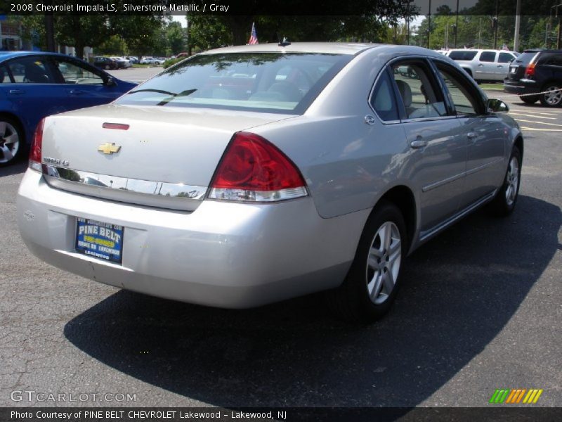 Silverstone Metallic / Gray 2008 Chevrolet Impala LS