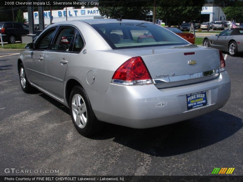 Silverstone Metallic / Gray 2008 Chevrolet Impala LS