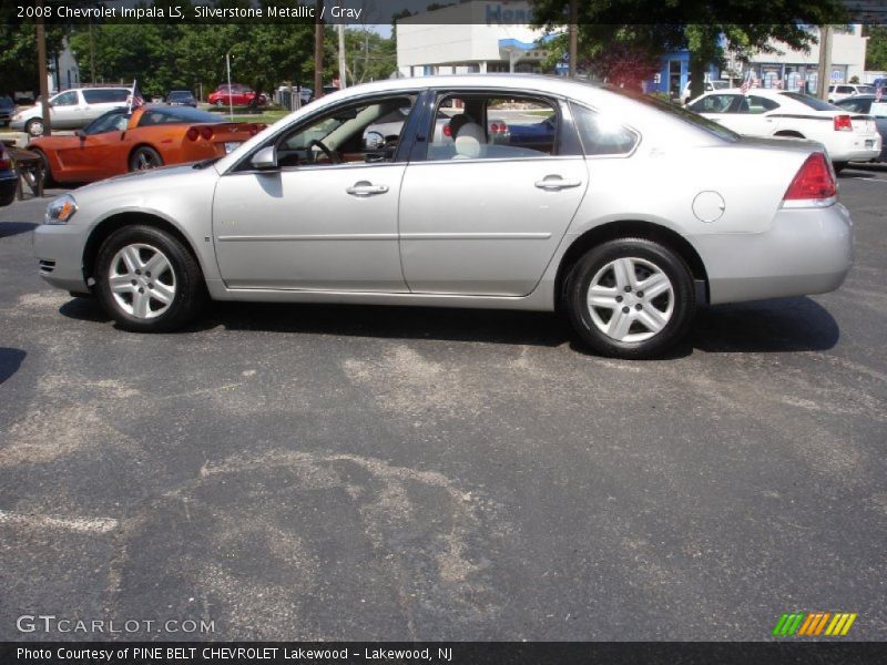 Silverstone Metallic / Gray 2008 Chevrolet Impala LS
