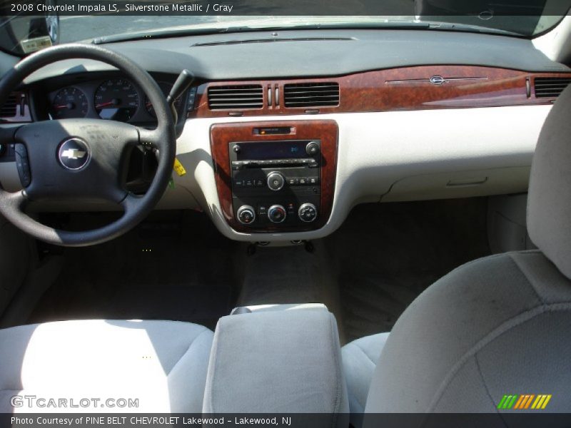 Silverstone Metallic / Gray 2008 Chevrolet Impala LS