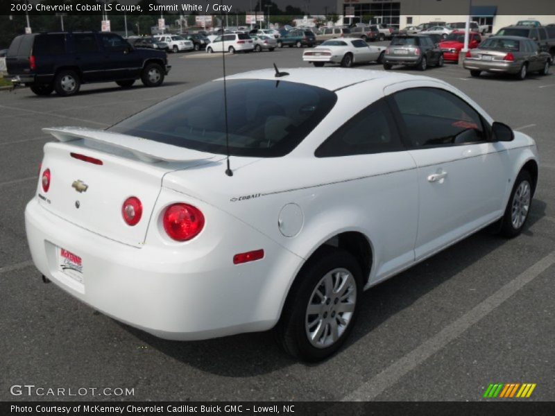 Summit White / Gray 2009 Chevrolet Cobalt LS Coupe