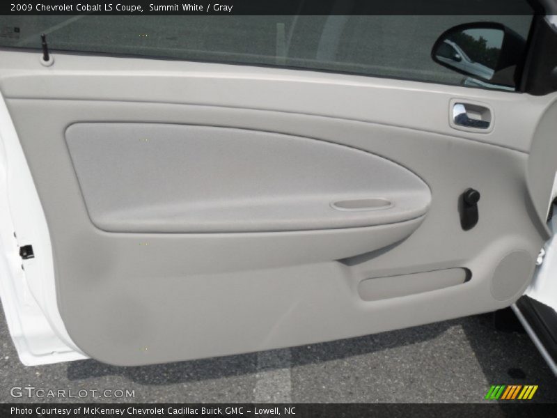 Summit White / Gray 2009 Chevrolet Cobalt LS Coupe