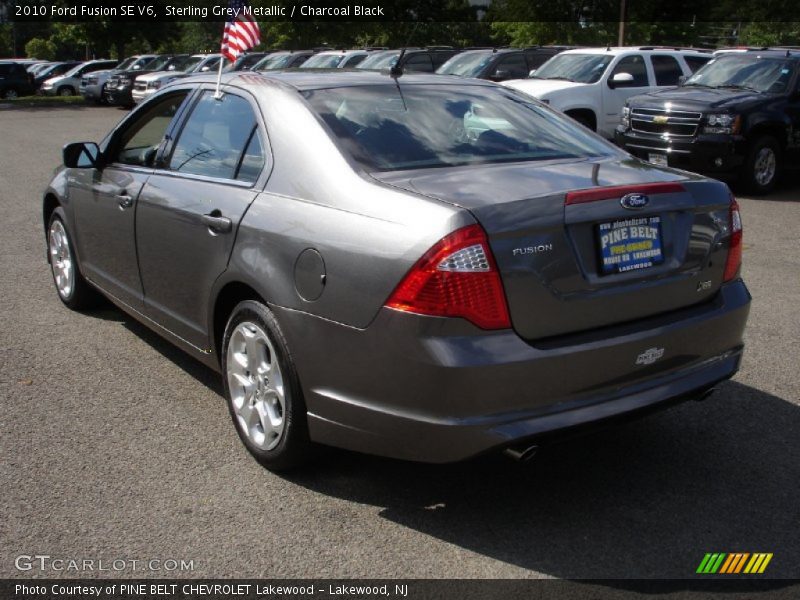 Sterling Grey Metallic / Charcoal Black 2010 Ford Fusion SE V6