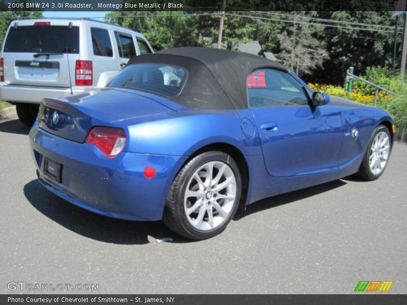 Montego Blue Metallic / Black 2006 BMW Z4 3.0i Roadster