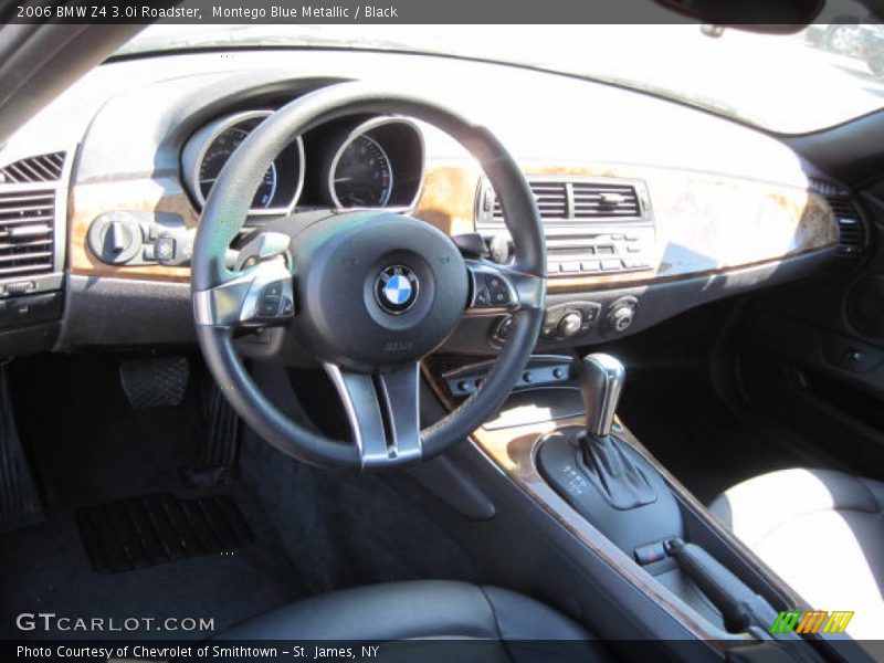 Montego Blue Metallic / Black 2006 BMW Z4 3.0i Roadster