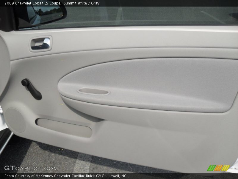 Summit White / Gray 2009 Chevrolet Cobalt LS Coupe