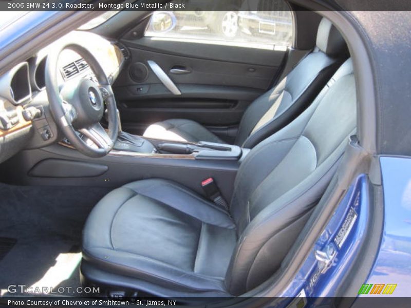 Montego Blue Metallic / Black 2006 BMW Z4 3.0i Roadster