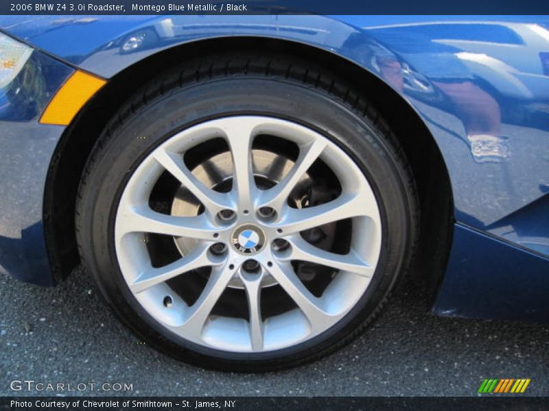 Montego Blue Metallic / Black 2006 BMW Z4 3.0i Roadster
