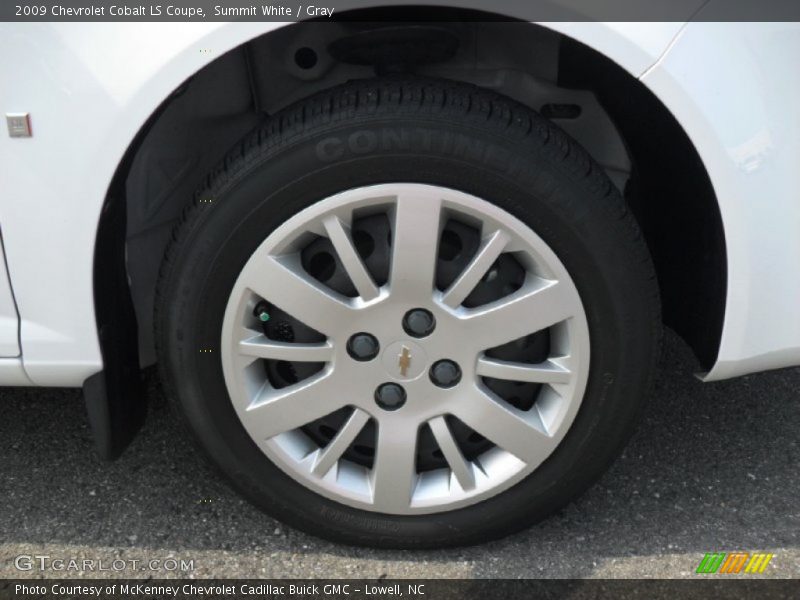 Summit White / Gray 2009 Chevrolet Cobalt LS Coupe