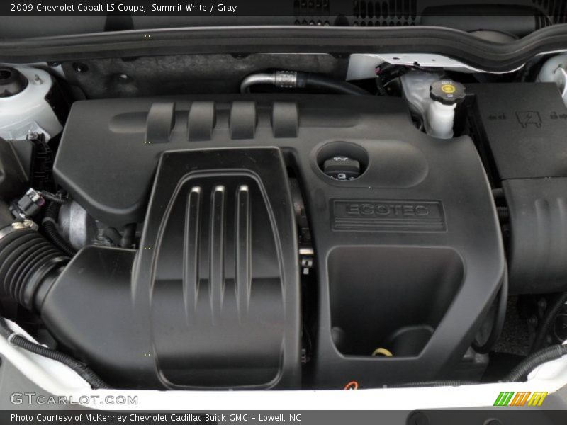 Summit White / Gray 2009 Chevrolet Cobalt LS Coupe