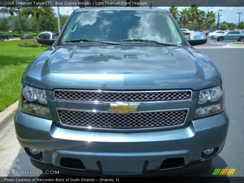 Blue Granite Metallic / Light Titanium/Dark Titanium 2008 Chevrolet Tahoe LTZ