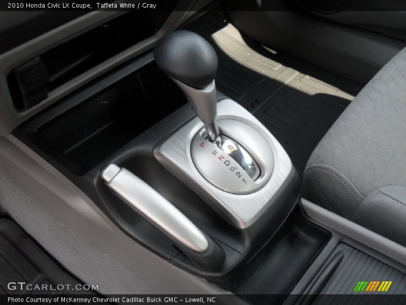 Taffeta White / Gray 2010 Honda Civic LX Coupe