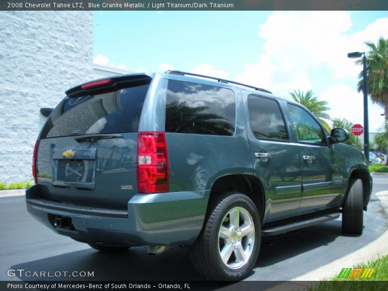 Blue Granite Metallic / Light Titanium/Dark Titanium 2008 Chevrolet Tahoe LTZ