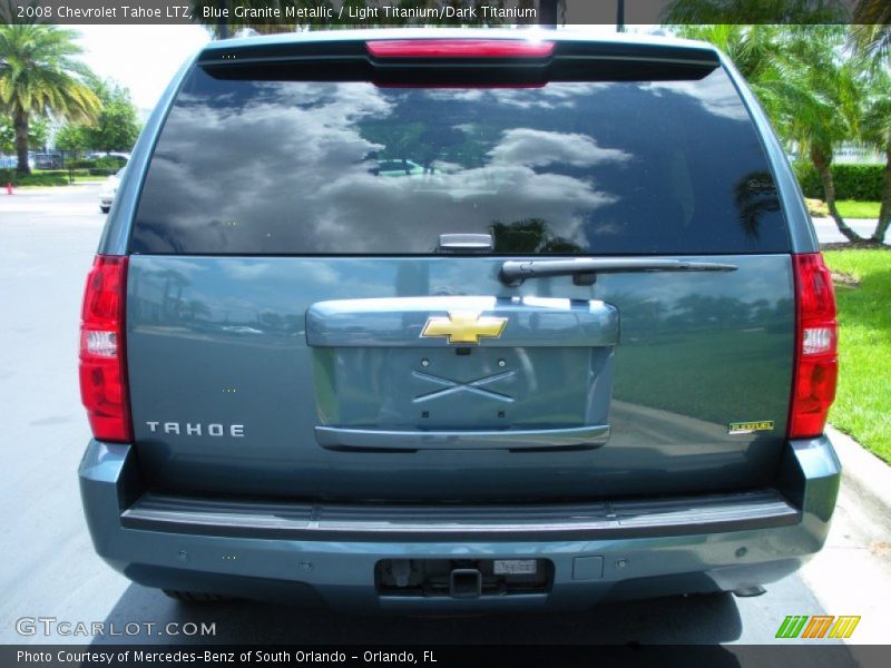 Blue Granite Metallic / Light Titanium/Dark Titanium 2008 Chevrolet Tahoe LTZ