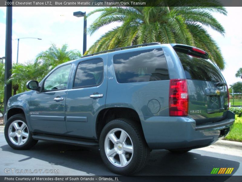Blue Granite Metallic / Light Titanium/Dark Titanium 2008 Chevrolet Tahoe LTZ