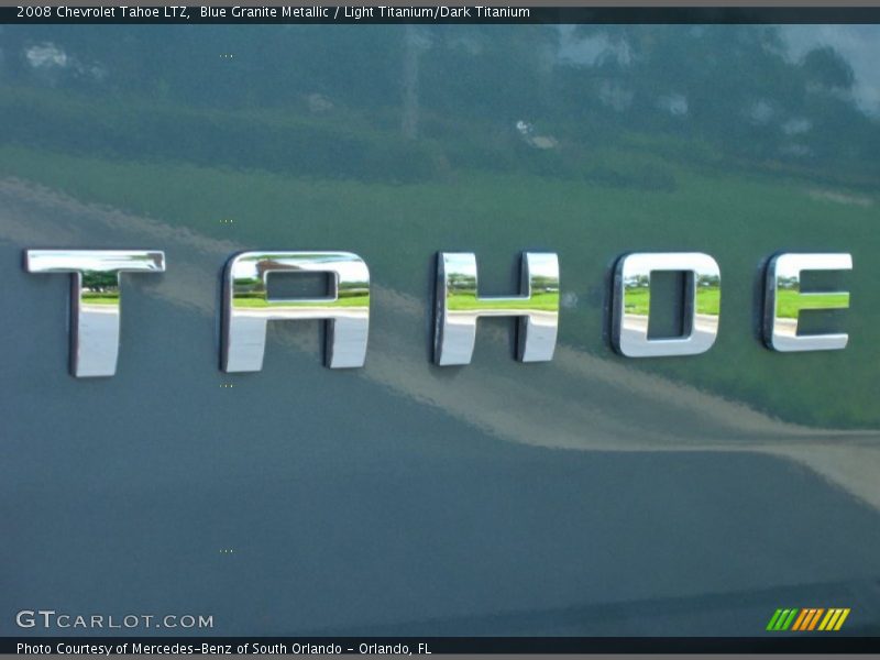 Blue Granite Metallic / Light Titanium/Dark Titanium 2008 Chevrolet Tahoe LTZ