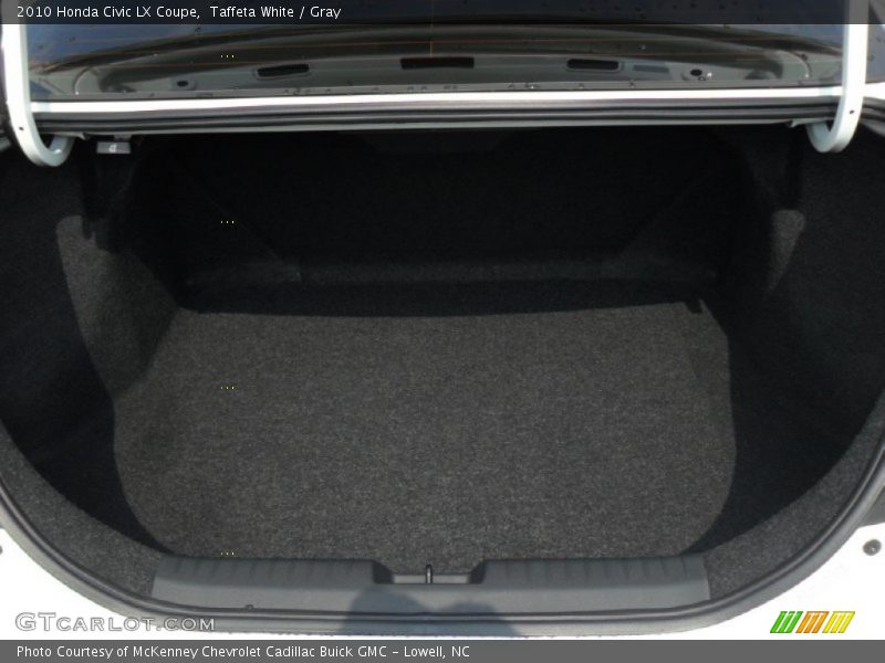Taffeta White / Gray 2010 Honda Civic LX Coupe