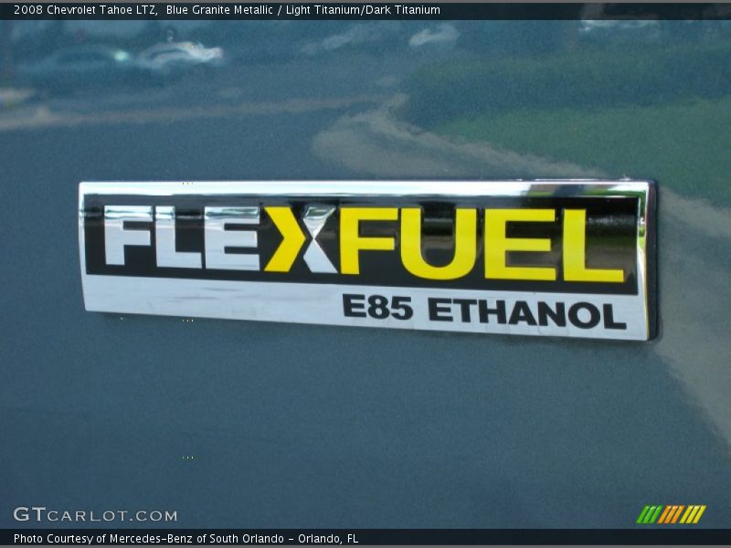 Blue Granite Metallic / Light Titanium/Dark Titanium 2008 Chevrolet Tahoe LTZ